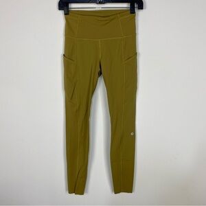 Lululemon Fast and Free High-Rise Tight 28" *Non-Reflective Suede Leggings